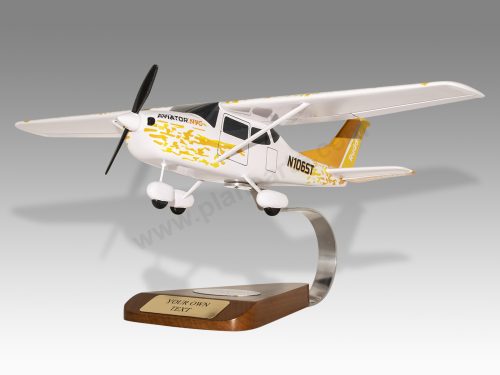 Cessna 206 Wood Handcrafted Replica Display Model