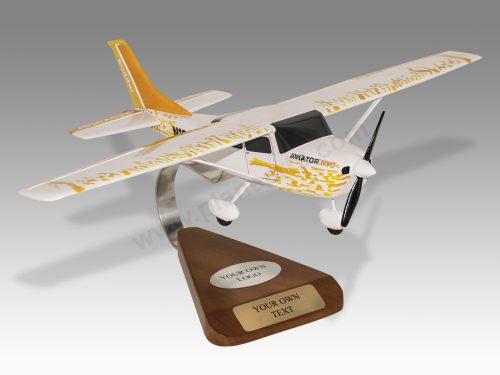 Cessna 206 Wood Handcrafted Replica Display Model