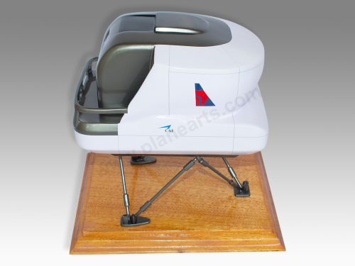 Delta JetBlue Simulator Wood Handcrafted Replica Display Model