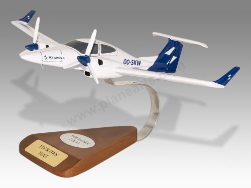 Diamond DA42 Skywings Flight Training Wood Handcrafted Replica Display Model