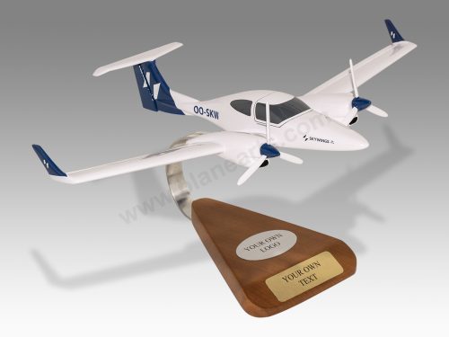 Diamond DA42 Skywings Flight Training Wood Handcrafted Replica Display Model