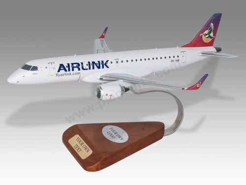 Embraer ERJ190 Airlink Wood Handcrafted Replica Display Model