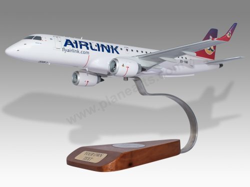 Embraer ERJ190 Airlink Wood Handcrafted Replica Display Model