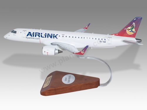 Embraer ERJ190 Airlink Wood Handcrafted Replica Display Model