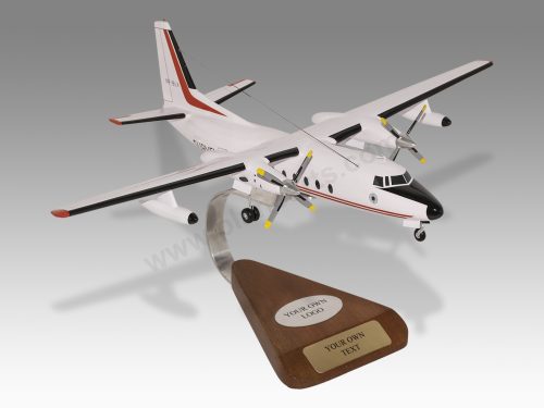 Fokker F27-400 Fields Survey Flight Wood Handcrafted Replica Display Model