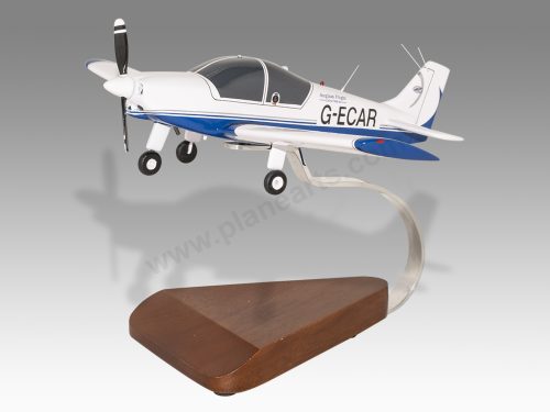 Robin HR200 Anglian Flight Centre Wood Handcrafted Replica Display Model