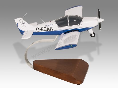 Robin HR200 Anglian Flight Centre Wood Handcrafted Replica Display Model