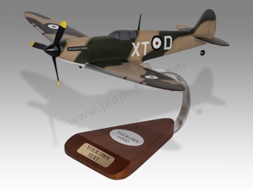 Supermarine Spitfire Mk IA RAF Wood Handcrafted Replica Display Model