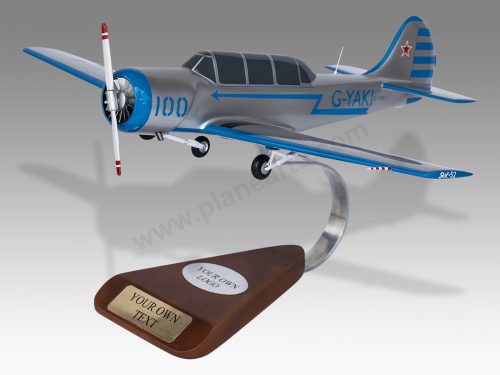 Yakovlev Yak-52 Wood Handcrafted Replica Display Model